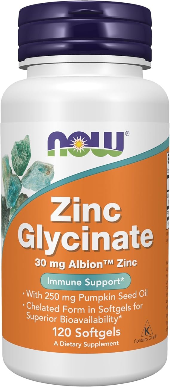 Chelated Zinc Softgels for Prostate & Immune Health