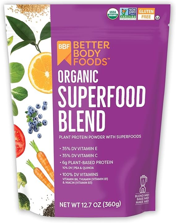 Organic Superfood Powder | Vegan Protein & Nutrient Blend