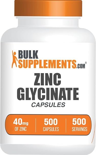 Zinc Glycinate Capsules | Immune & Skin Support