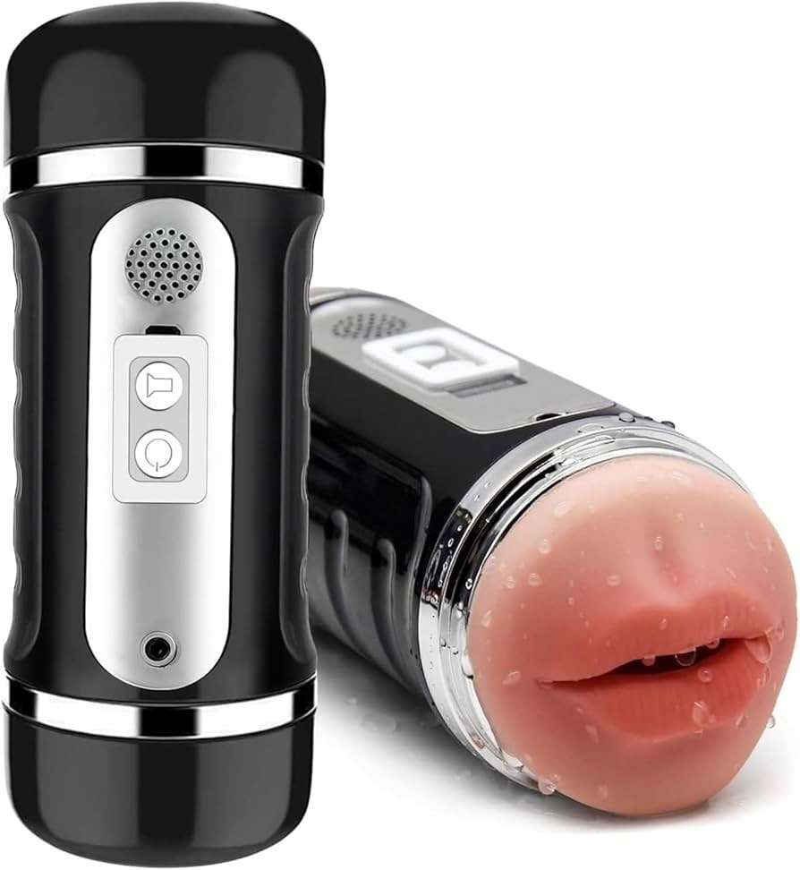 2 In 1 Vibrator Mouth Masturbator Cup