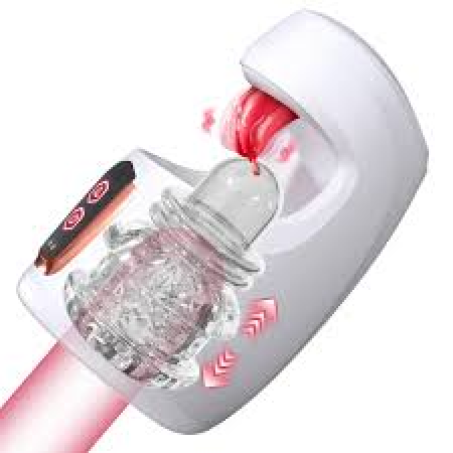 Masturbator Male Sex Toy with 10 Thrusting Sex Machine Stroker