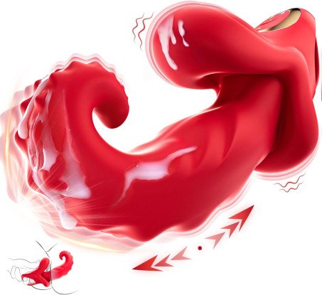 Tongue Toy for Women - Thrusting Vibrator Rose Sex Toy In Pakistan