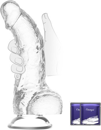Realistic Transparent Dildo for Women Men