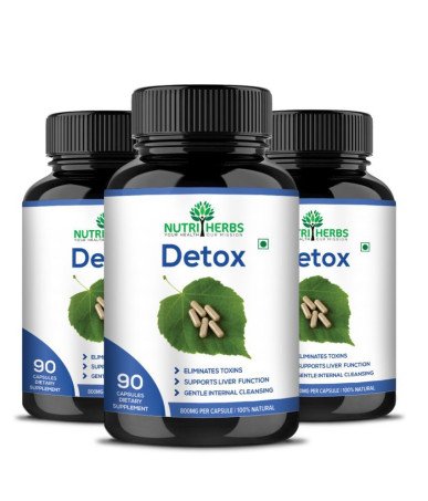 Nutriherbs Detox 800 Mg 60 Capsules