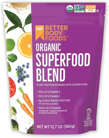 Organic Superfood Powder | Vegan Protein & Nutrient Blend