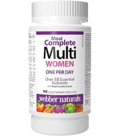 Webber Naturals Most Complete Multi Women 90 Capsules