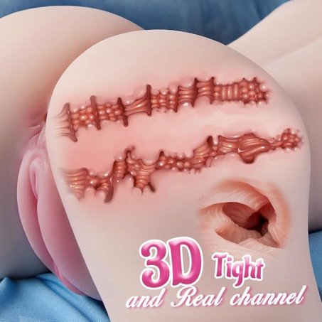 TIVINO Vibrating Male Masturbator Sex Doll